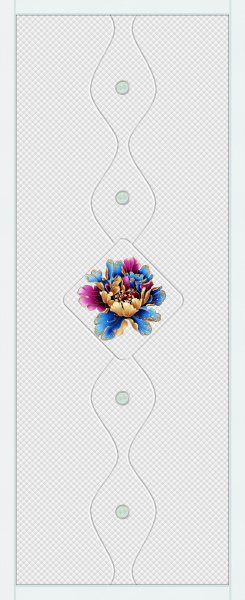 牡丹花系列 DX-8047 牡丹 手绘牡丹 金属质感牡丹 马丁底纹