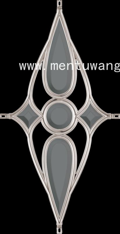 SD-1014 盛达门配 中空门配花 锌合金花