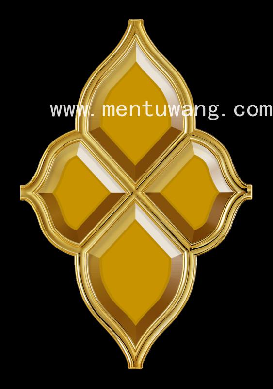 SD-1036 盛达门配 中空门配花 锌合金花