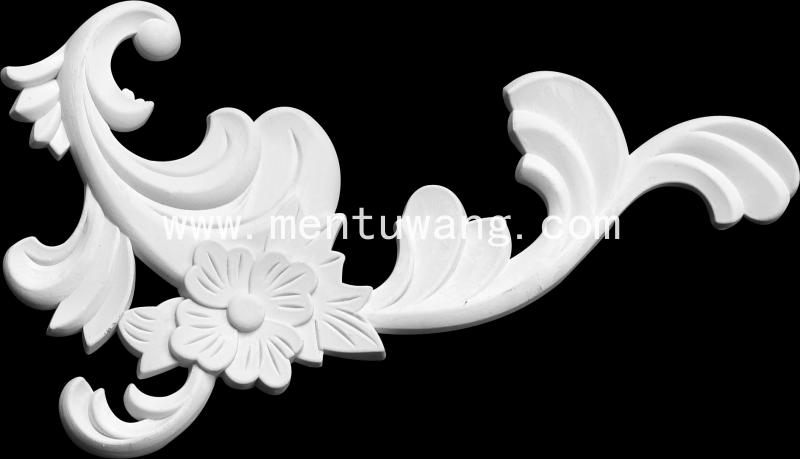 吸塑花026 吸塑花 吸塑花 角花 平面花 塑料花 移门辅料 家具塑料花