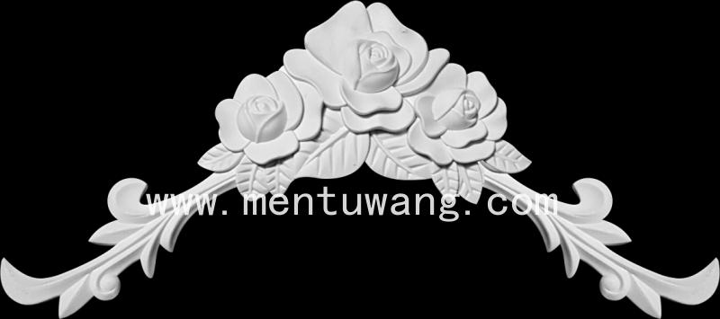 吸塑花063 吸塑花 吸塑花 角花 平面花 塑料花 移门辅料 家具塑料花
