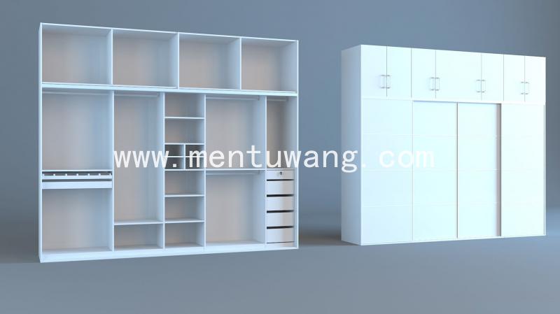定制衣柜榻榻米 柜体，背景图，整体衣柜