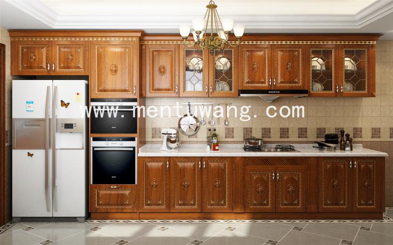 3D01060-G欧式橱柜 (1)  定制橱柜效果图，全屋定制效果图，定制家居效果图，橱柜效果图，嘀嘀打效果图