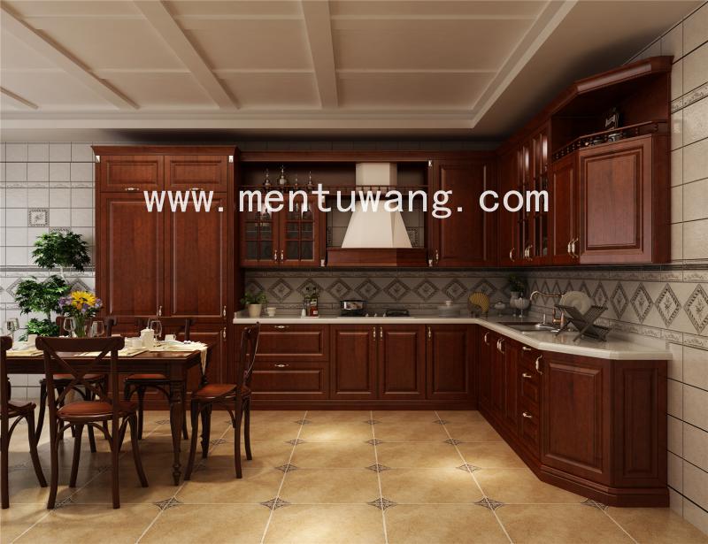 3D02009-欧式橱柜 (3)  定制橱柜效果图，全屋定制效果图，定制家居效果图，橱柜效果图，嘀嘀打效果图