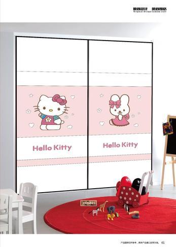 儿童房18-1 Hello Kitty， 猫咪，卡通  爱心， KT猫 ，花 ，星星， 蝴蝶结 粉色